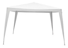 Paviljong Lido 3 x 3 m metall og hvit PE - Sunlife